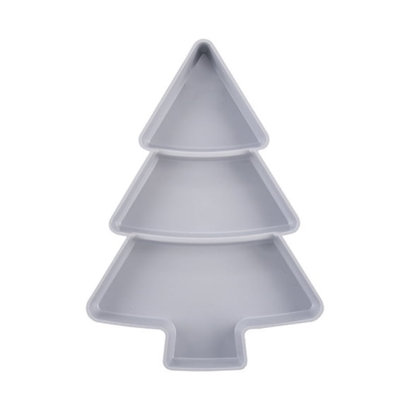 CEHVOM Christmas Decorations Outdoor Indoor,Christmas Decorations For Home,Christmas Tree Dried Fruit Tray Household Snack Tray Plastic Candy Tray Melon Seed Tray Fruit Dried Fruit Box