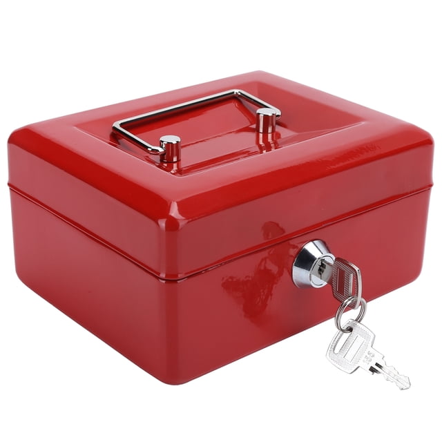 Boîte de Verrouillage Sécurisée, Mini Boîte de Sécurité Portable de 6 Po pour Argent, Boîte de Verrouillage Sécurisée Efficacité Optimale