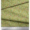 thumbnail image 3 of Soimoi Modal Satin Fabric Flower Artistic Print Fabric by the Yard 42 Inch Wide, 3 of 3