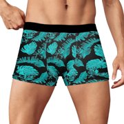 FhsagQ Underwear Cotton Underwear for Men Briefs Comfortsoft Mens Fashion Casual Comfortable Printed Underwear Breathable Underwear for Men Pack Breathable Underwear for Men Pack Super Fit Blue XXL