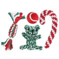 thumbnail image 1 of MesaSe MesaSe PENGXAING 4Pcs Christmas Set Rope Pet Toys for Dogs Gift and Decoration, 1 of 6