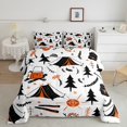 thumbnail image 2 of Erosebridal Happy Camping Theme Bedding Full Comforter Set, Tent Pine Tree Duvet Insert, Reversible 3-Piece, 2 of 7