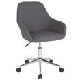 thumbnail image 1 of Cortana Home and Office Mid-Back Chair in Beige Fabric, 1 of 5
