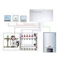 thumbnail image 2 of 3A Water Floor Heating System Smart WIFI Thermostat Central Heating Wiring Centres Hub Controller Actuators For Gas Boiler ,Easy to Install, 2 of 5