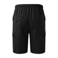 thumbnail image 5 of Diufon Men's Hiking Cargo Shorts Casual Printed Spring Summer Drawstring Outdoor Sport Shorts with Pockets, 5 of 5