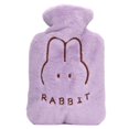 thumbnail image 2 of Hot Water Bag, Detachable Hot Water Bottle Threaded Stopper 1000ml Thickened PVC  For Winter Coffee Color,White,Purple, 2 of 8