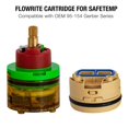 thumbnail image 3 of FlowRite Cartouche de Douche de Remplacement 95-152/95-154 Gerber SafeTemp 2 Poignées pour GS-105, 3 of 5
