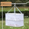 thumbnail image 2 of Amzcrzy Foldable Drying Net Flat Clothes Drying Rack - Foldable Mesh Clothes Flat Drying Rack, Underwear Drying Cage Dorm Room Essentials Home Improvement Birthday Gifts for Men Home Organization, 2 of 2