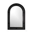 thumbnail image 1 of Rattan Black Arched Mirror, 24x36", 1 of 6