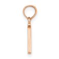 thumbnail image 2 of Diamond2Deal 14K Rose Gold Block Letter N Initial Pendant for Women, 2 of 5