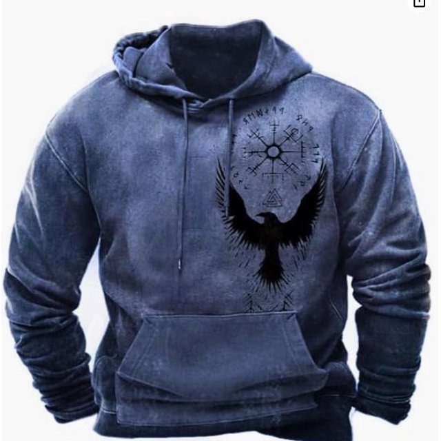 Pull 3d Nouveau Pull pour Hommes Mode Mode Urbaine Chandail à Capuchon US
