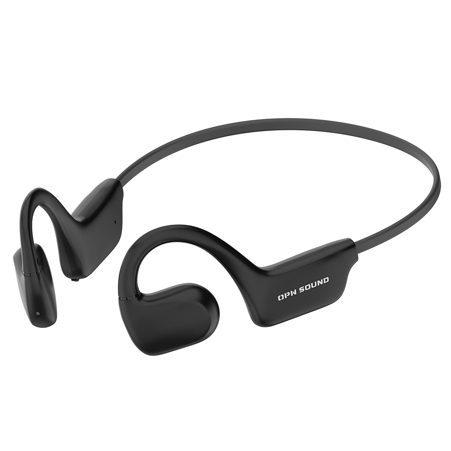 OPN Sound Aperto Bluetooth Open-Ear Neckband Headphones with Microphone, Black