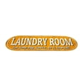 thumbnail image 2 of YAOMOBB Low Profile Laundry Mat Water Absorbent Floor Mat Laundry Room Letter Printed Non Slip Stain Resistant Bathroom Carpet, 2 of 7