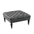 thumbnail image 1 of Riverbay Furniture Square Ottoman in Charcoal, 1 of 2