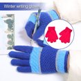 thumbnail image 3 of 1 Pair Kids Gloves Exquisite Keeping-warm Children Gloves Practical Simple Clothes Accessory with Solid Color for Winter Wear Rose red, 3 of 7