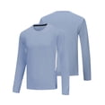 thumbnail image 4 of Dagugfen Hauts d'Entraînement pour Hommes Manches Longues Col Rond Couche de Base Loisirs Course Athlétique, 4 of 7