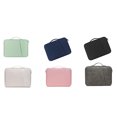 thumbnail image 4 of mmirethe Laptop Sleeve Case Notebook Protective Handbag Zipper Closure Nylon Computer Carrying Bag Protector For Tablet Pouch Pink 12.9-13 inch, 4 of 6