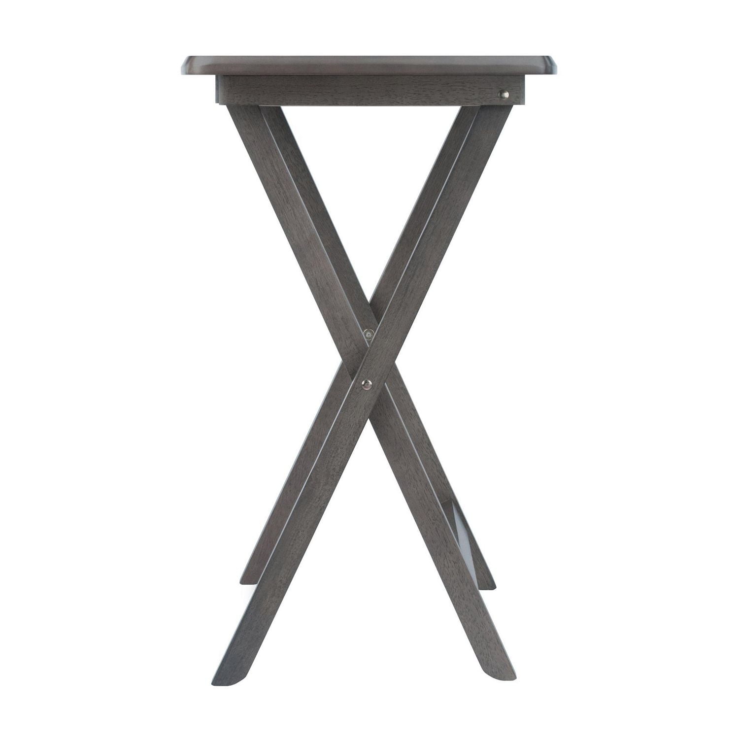 Winsome Ensemble de tables à collation Winsome Dorian 5 pièces, Gris huître