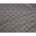 thumbnail image 4 of oneOone Polyester Lycra Medium Gray Fabric Rabbit Animal Sewing Material Print Fabric By The Yard 56 Inch Wide, 4 of 4