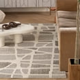 thumbnail image 3 of Rug Branch Hogar Abstract Indoor Outdoor Area Rug, Grey Cream, Modern - Living Room, Bedroom, Dining Room, and Kitchen, 3 of 8