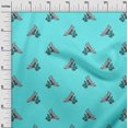 thumbnail image 2 of oneOone Georgette Viscose Fabric Bird Block Print Sewing Fabric BTY 42 Inch Wide, 2 of 4