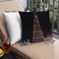 thumbnail image 1 of Ahgly Company Sites Burj Khalifa Coussin Décoratif d'Extérieur, 18 Po X 18 Po, 1 of 6