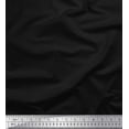 thumbnail image 1 of Soimoi Black polyester Crepe Fabric Solid Sewing Fabric Yard 52 Inch Wide, 1 of 5