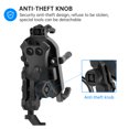 thumbnail image 5 of Amdohai Support de Téléphone pour Moto, Support Étanche pour Téléphone Cellulaire de Moto, Antivol, Rotation à 360°, Support de Rétroviseur de Moto pour Téléphone de 3,5 à 6,5 Pouces, 5 of 5