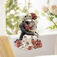 thumbnail image 4 of Hanging Car Accessories,Skull Car Accessories Skeleton Couple Pendant Keychain Car Accessories Backpack Small Pendant Keychains for Backpacks, 4 of 8