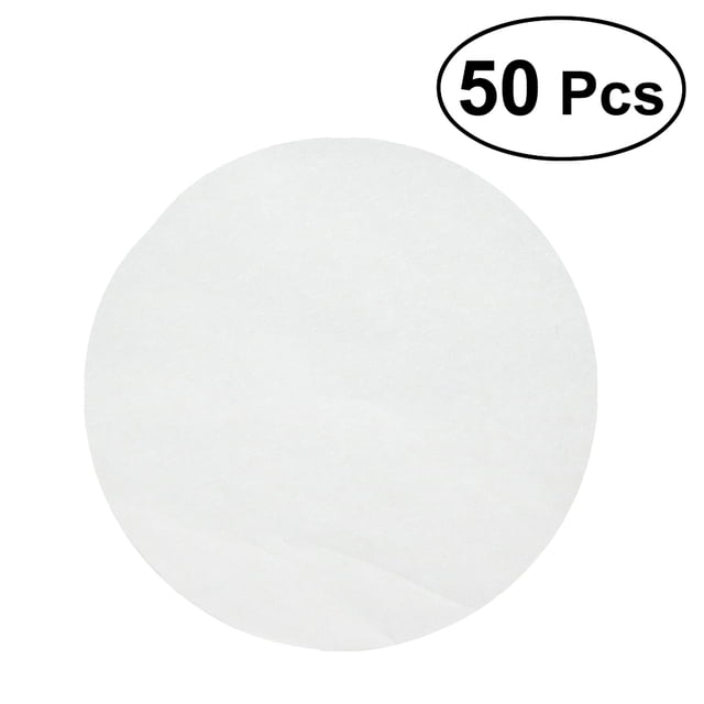KAKOWELY 50 Pcs 9.5 Inch Round Parchment Paper Non-Stick Baking Paper Liners Cake Pans Circle for Round Baking Pans,9.45"X9.45"(LxW)