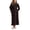 Noir, variante sur HAiming Long Peignoir de Bain pour Femmes Confortable Doux en Molleton Peignoirs Nuisette Pyjamas pour Dames Tenue de Nuit Chaude Robe de Chambre
