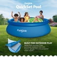 thumbnail image 4 of Funsicle QuickEnsemble Piscine hors Terre Ronde à Anneau Supérieur Gonflable 10 Pieds x 30 Pouces, 4 of 6