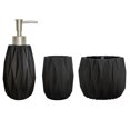 thumbnail image 2 of hometrends Black Geo Soap Dispenser, 2 of 2