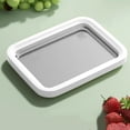 thumbnail image 1 of MTBLYS Yogurt Ice Cream Maker Machine Stainless Steel Frying Pan Aluminum Alloy 26X20X3Cm No Plug In Home Kitchen Cooling Tool, 1 of 8