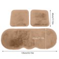 thumbnail image 3 of Openpig Imitation Seat Cover Car Seat Cushion Interior Plus Velvet Thick Warm Three-piece Set, 3 of 3