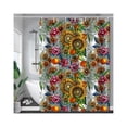 thumbnail image 1 of Walson Bathroom Showering Curtain Waterproof Polyester Modern Style Bathing Printing Curtains Decoration Drape Household Toilet Type 7, 1 of 9