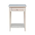 thumbnail image 3 of International Concepts Home Accents Unfinished 1-Drawer Hampton Bedside Table, 3 of 8