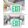 thumbnail image 2 of Yeacher LEDs Exit Sign Emergency Light Two-Head Adjustable Combo Wall-Mounted Lamp for Residential Commercial Garage, 2 of 8