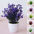 thumbnail image 3 of 1Pcs Artificial Bonsai High Simulation Ornamental Realistic Artificial Bonsai Fake Flower Potted Ornament for Hotel, 3 of 10