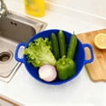 thumbnail image 1 of Small Colander Set for Kitchen Use - Mini Food Strainer with Handles for Fruit Vegetables Pasta Ideal for Local Deliveries, 1 of 3