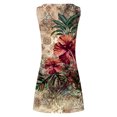 thumbnail image 5 of RKSTN Robe d'Été pour Femmes, Robe Débardeur d'Été Décontractée Ample à Imprimé Floral pour Femmes, Robe de Plage Ajourée Sans Manches, Robes de Plage, Robes Grande Taille pour Femmes, 5 of 5