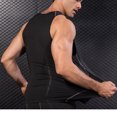 thumbnail image 3 of WMTBSRSW Men's Athletic Compression Shirts Quick Dry Sleeveless Workout Tank Top Seamless Sports Base Layer Shirt for Running Basketball, 3 of 4