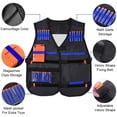 thumbnail image 4 of 2 Tactical Vest Jacket Set Nerf N-Strike Elite Set, Kids Nerf Vest, Tactical Vest, Nerf Accessories Set Kids Tactical Vest with 80 Darts Refill Pack for Nerf Guns N-Strike, 4 of 5