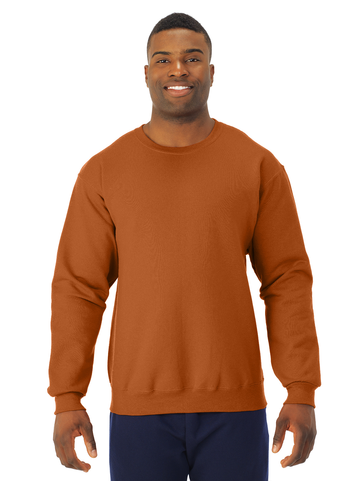 Jerzees Adult NuBlend Crew Neck Sweatshirt, M, Texas Orange
