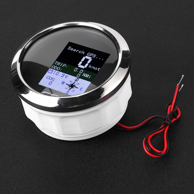 GPS Car Boat Stainless Waterproof Digital Speedometer