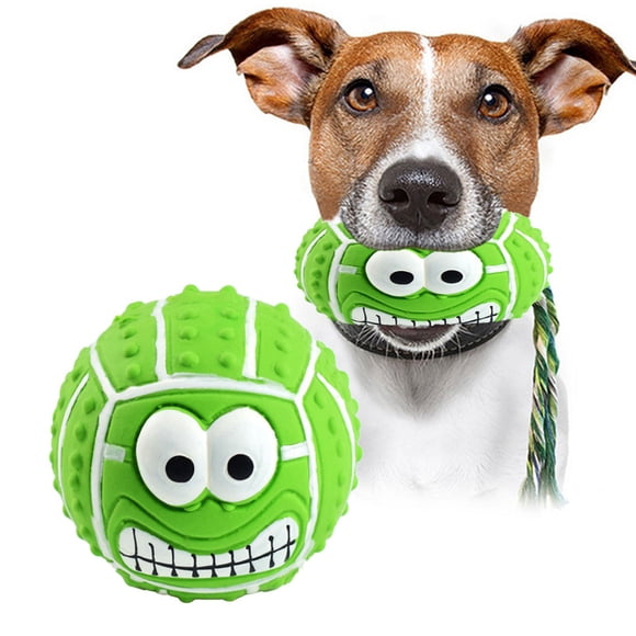 Leojiow Jouets Couineurs pour Chien en Latex Souple et Caoutchouc, Chien Couineur pour Petits Chiots et Chiens Moyens, Jouets Couineurs Durables pour Chien, Jeu Interactif, Taille Unique, Utilitaire
