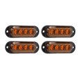 thumbnail image 1 of LED Side Marker Tail Light Clearance Lamp Trailer Truck Lorry  4Pcs Truck Side Lights High Brightness 3000K IP65 Waterproof LEDs Easy Installation Truck Emergency Flash Light, 1 of 8