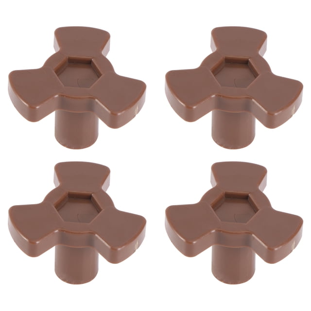 KAKOWELY 4PCS Microwave Turntable Coupler Microwave Rotating Core Turntable Roller1.38"X1.38"X0.79"