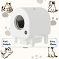 thumbnail image 3 of Automatic Self Cleaning Cat Litter Box 68L, APP Remote Control Smart Litter Box with Dual Safety Sensors, Odor Control System for Multiple Cats, WiFi Version, 3 of 8
