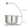 thumbnail image 1 of Shaving Razor Brush Stand & Bowl Set Metal Shaving Brush Holder Soap Bowl Mug for Men Beard Removal Tools, 1 of 9